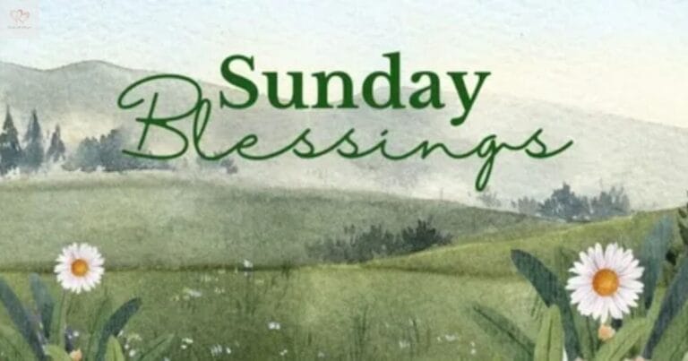 sunday blessings prayers