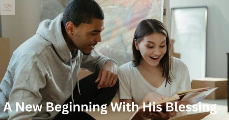 a new beginning with his blessing